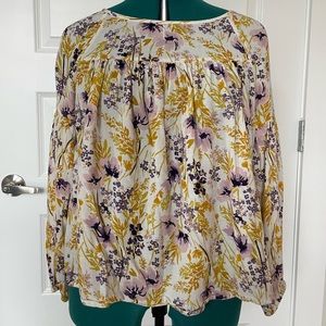 OLD NAVY Floral Long Sleeve Blouse
